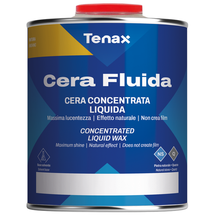 Tenax Cera Fluida Liquid Wax — product-family photograph; only the selected option is supplied