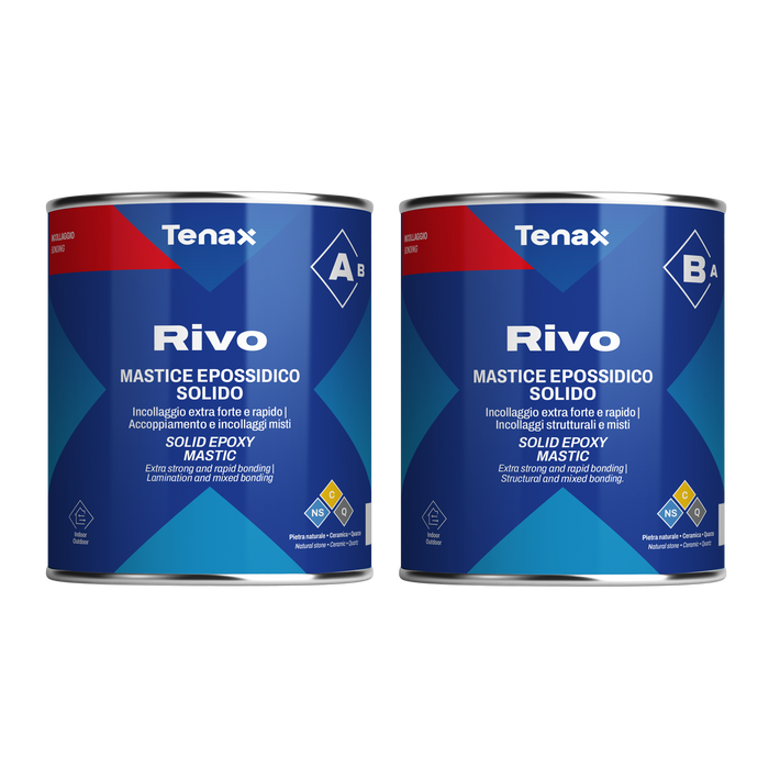 Tenax Rivo A+B Knife Grade Epoxy — 1+1 Liter Kit — product-family photograph; only the selected option is supplied