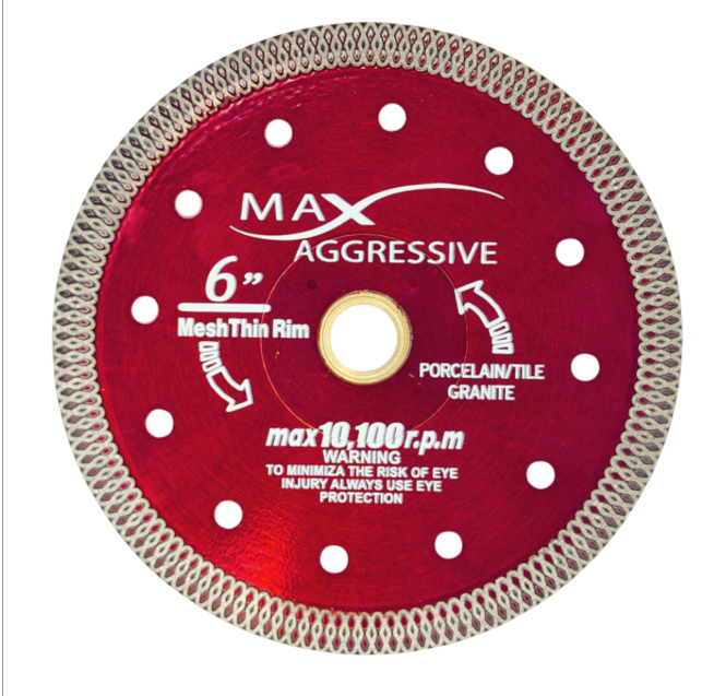 Max Aggressive Mesh Thin Blade – Ultra-Thin Turbo-Mesh Diamond Disc