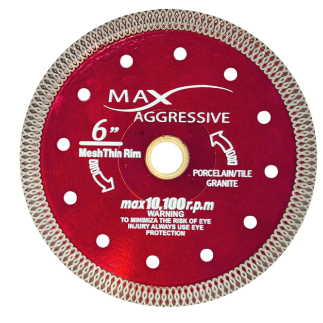 Max Aggressive Mesh Thin Blade – Ultra-Thin Turbo-Mesh Diamond Disc