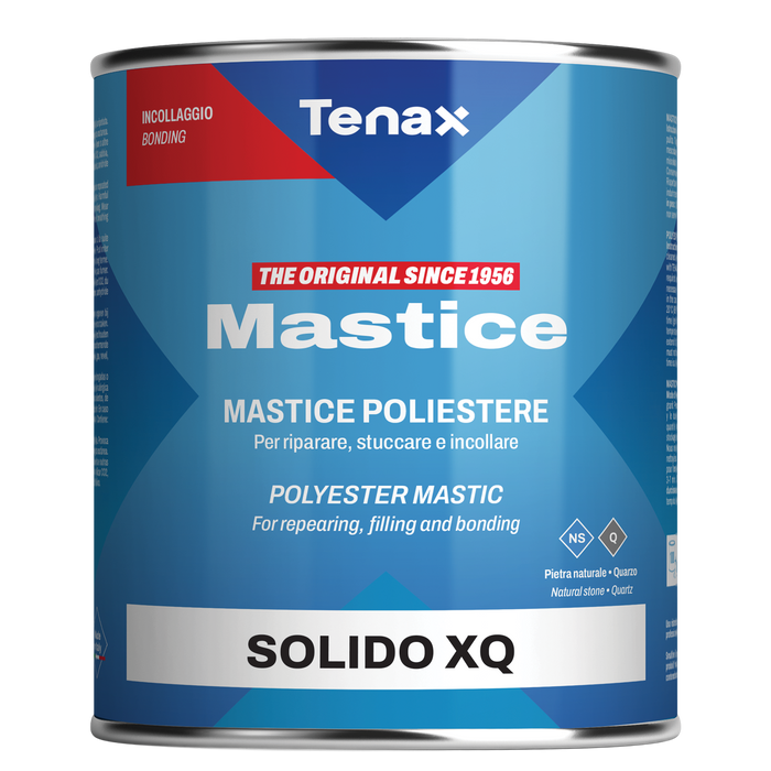 Tenax Solido XQ Quartz Color Match Polyester Mastic — product-family photograph; only the selected option is supplied