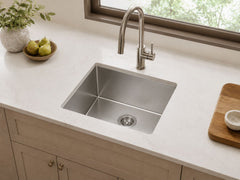 Lumax 23"x 18" Handmade Undermount Sink - 16-Gauge 304 Stainless Steel