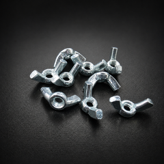 10-24 Zinc-Plated Wing Nuts – Heavy-Duty Fasteners (Box of 100)
