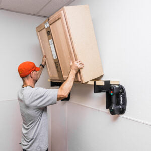 GRABO Cabinet Installation Plates by Izzy Swan — Set of 2 — official product/application photo 4. Consult the listed package contents; demonstration tools and surfaces are not part of the accessory.