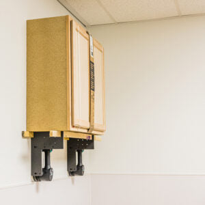 GRABO Cabinet Installation Plates by Izzy Swan — Set of 2 — official product/application photo 6. Consult the listed package contents; demonstration tools and surfaces are not part of the accessory.