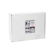 GRABO Cabinet Installation Plates by Izzy Swan — Set of 2 — official product/application photo 7. Consult the listed package contents; demonstration tools and surfaces are not part of the accessory.