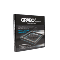 GRABO HighFlow Standard Foam Seal 400 — official gallery image; any plate or HighFlow lifter shown demonstrates use and is sold separately.