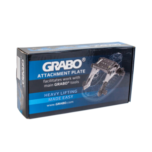GRABO Attachment Plate — official product and application image 17. Refer to the listed package contents for included components.