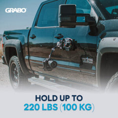 GRABO Attachment Plate — official product and application image 8. Refer to the listed package contents for included components.