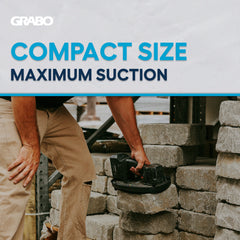 GRABO HighFlow Oval Foam Seal — 80 x 160 mm — official product/application photo; accessories shown for demonstration are not included