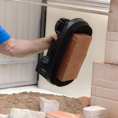 GRABO HighFlow Oval Foam Seal — 80 x 160 mm — official product/application photo; accessories shown for demonstration are not included