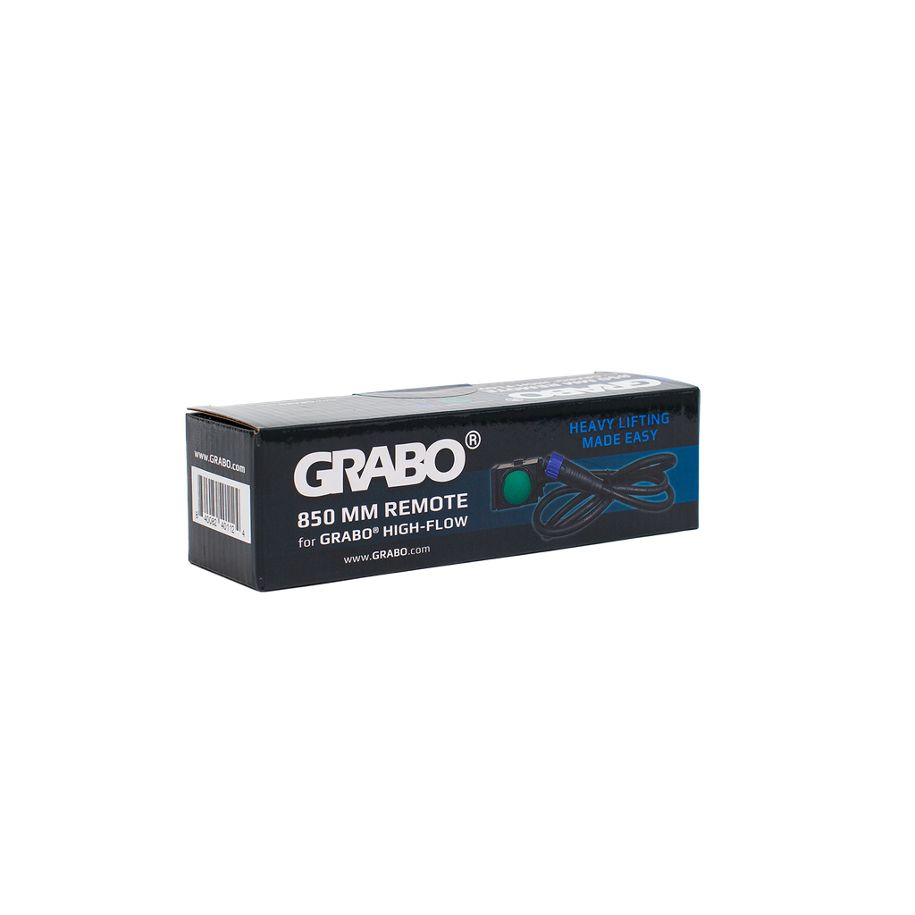 GRABO HighFlow Wired Remote — 850 mm — official gallery 4; tool or accessories shown in use are sold separately as stated in product description