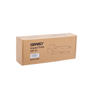 GRABO Impact Plate — official product/application photo 14. Consult the listed package contents; demonstration tools and surfaces are not part of the accessory.
