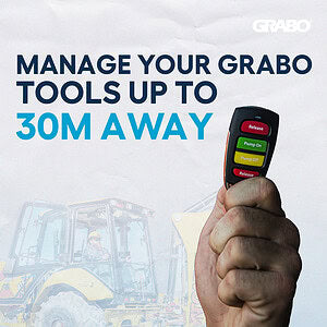 GRABO Pro Brushless Replacement Remote — official gallery 2; tool or accessories shown in use are sold separately as stated in product description