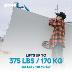 GRABO Pro Brushless Vacuum Lifter — Tool Only — official product/application image 6. Only the selected package is included; additional tools or accessories in demonstrations are sold separately.