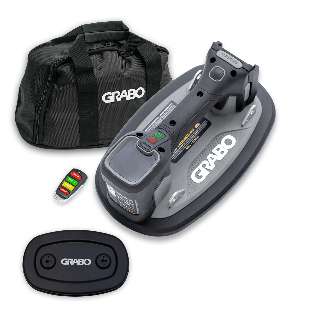 GRABO Pro Brushless Vacuum Lifter — Tool Only — official product/application image 9. Only the selected package is included; additional tools or accessories in demonstrations are sold separately.