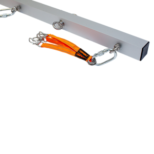 GRABO U-Hoist Lifting Bar — official product and application image 10. Refer to the listed package contents for included components.