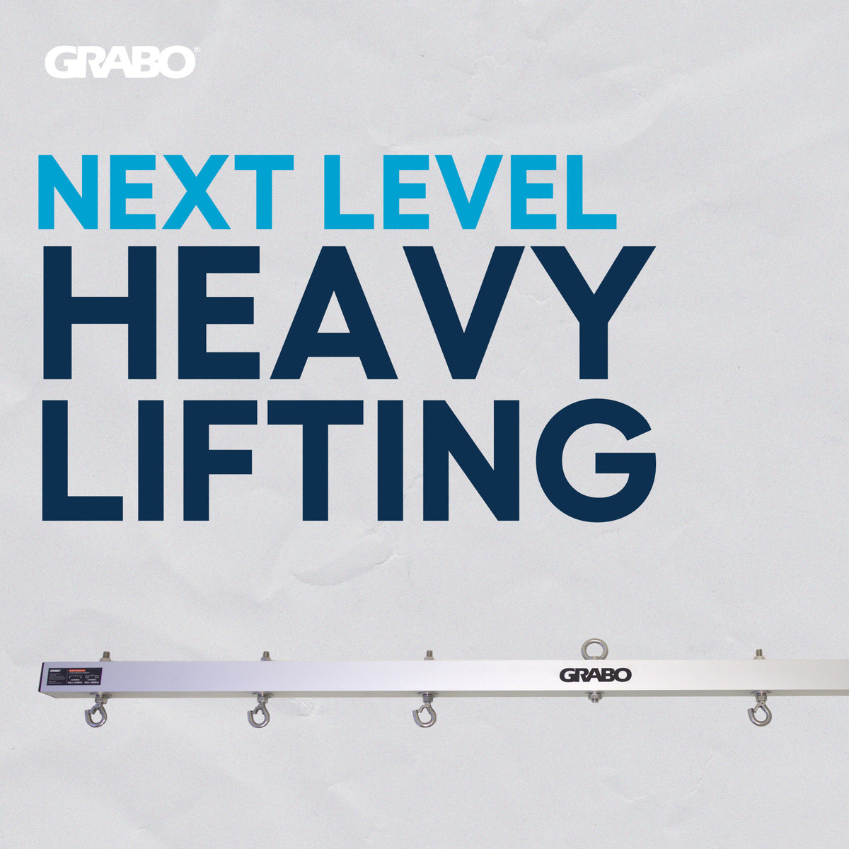 GRABO U-Hoist Lifting Bar — official product and application image 2. Refer to the listed package contents for included components.