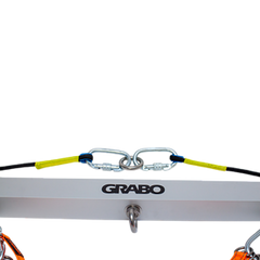GRABO U-Hoist Lifting Bar — official product and application image 6. Refer to the listed package contents for included components.