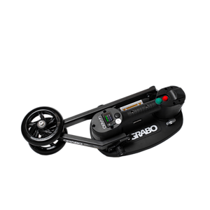 GRABO Roller Transport Attachment — official product/application photo 11. Consult the listed package contents; demonstration tools and surfaces are not part of the accessory.