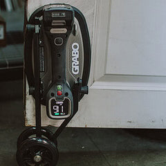 GRABO Roller Transport Attachment — official product/application photo 5. Consult the listed package contents; demonstration tools and surfaces are not part of the accessory.