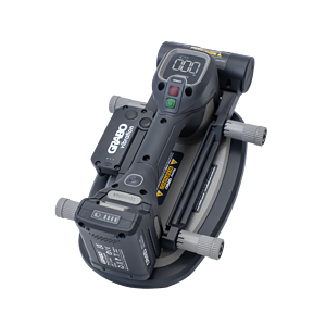 GRABO Tile Vibration Attachment — official product/application photo 5. Consult the listed package contents; demonstration tools and surfaces are not part of the accessory.