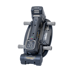 GRABO Tile Vibration Attachment — official product/application photo 7. Consult the listed package contents; demonstration tools and surfaces are not part of the accessory.