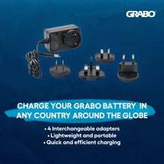 GRABO International Battery Charger — 14.8V Battery System — official product/application photograph 3. Refer to the selected listing for included components.