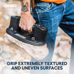 GRABO RockSeal Textured-Surface Replacement Seal — official product/application photo; accessories shown for demonstration are not included