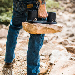 GRABO RockSeal Textured-Surface Replacement Seal — official product/application photo; accessories shown for demonstration are not included