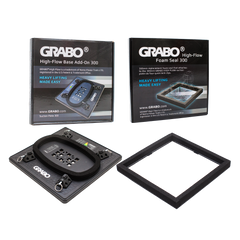 GRABO HighFlow Suction Plate 300 and Standard Foam Seal Kit — official product/application image 2. Only the selected package is included; additional tools or accessories in demonstrations are sold separately.