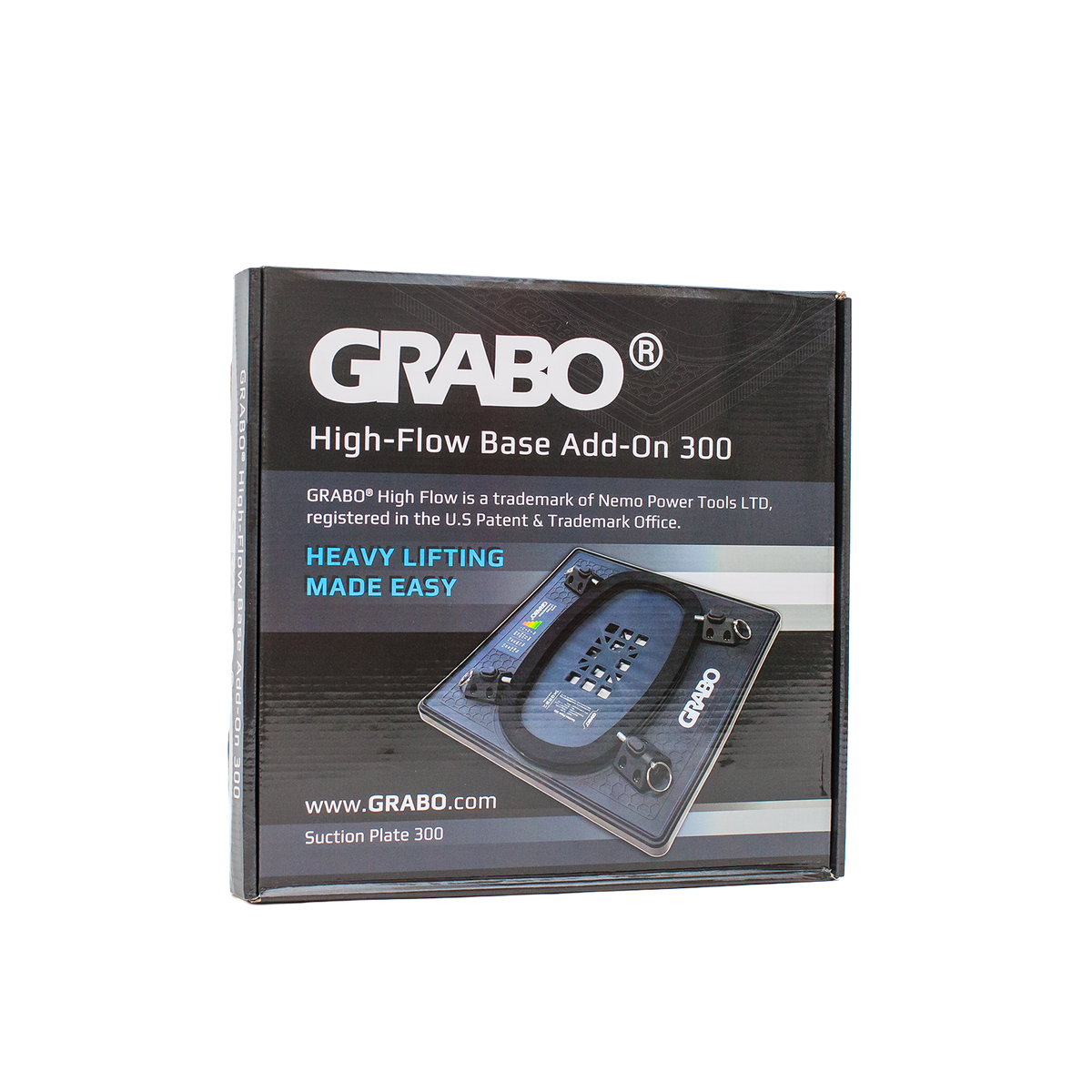 GRABO HighFlow Suction Plate 300 and Standard Foam Seal Kit — official product/application image 4. Only the selected package is included; additional tools or accessories in demonstrations are sold separately.