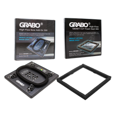 GRABO HighFlow Suction Plate 300 and Smart Cut Foam Seal Kit — official product/application image 2. Only the selected package is included; additional tools or accessories in demonstrations are sold separately.