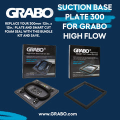 GRABO HighFlow Suction Plate 300 and Smart Cut Foam Seal Kit — official product/application image 3. Only the selected package is included; additional tools or accessories in demonstrations are sold separately.