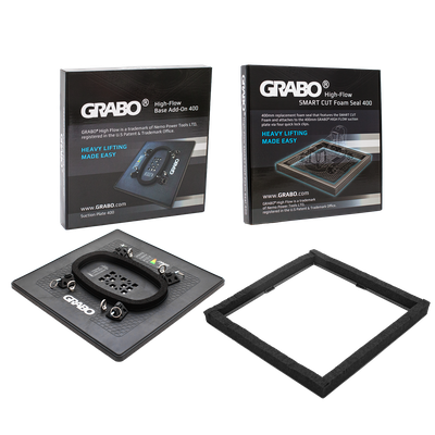 GRABO HighFlow Suction Plate 400 and Smart Cut Foam Seal Kit