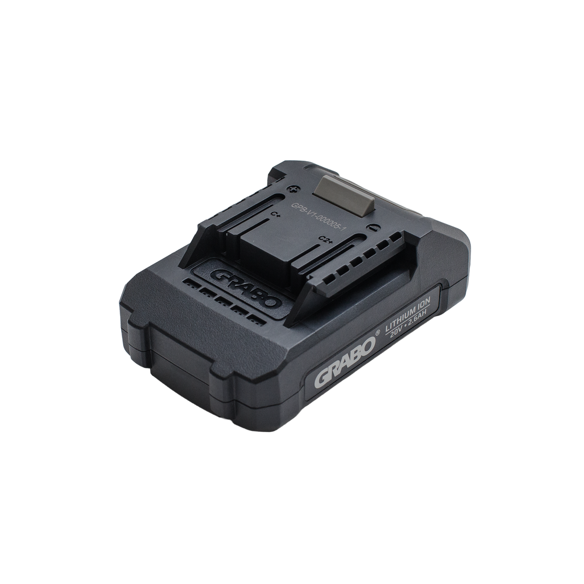 GRABO Pro Brushless Battery — 20V 2.6Ah — official product/application photograph 3. Refer to the selected listing for included components.