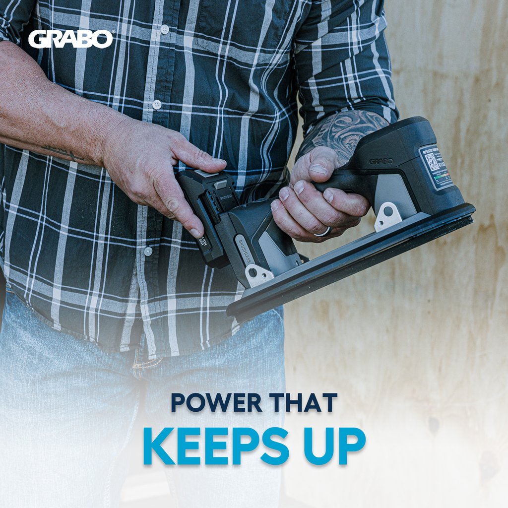 GRABO Pro Brushless Battery — 20V 2.6Ah — official product/application photograph 4. Refer to the selected listing for included components.