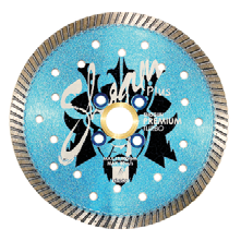 Shogun Premium Turbo Plus blade — supplier-catalog product-family photograph for the listed 5-inch and 6-inch options; only the selected blade is supplied.