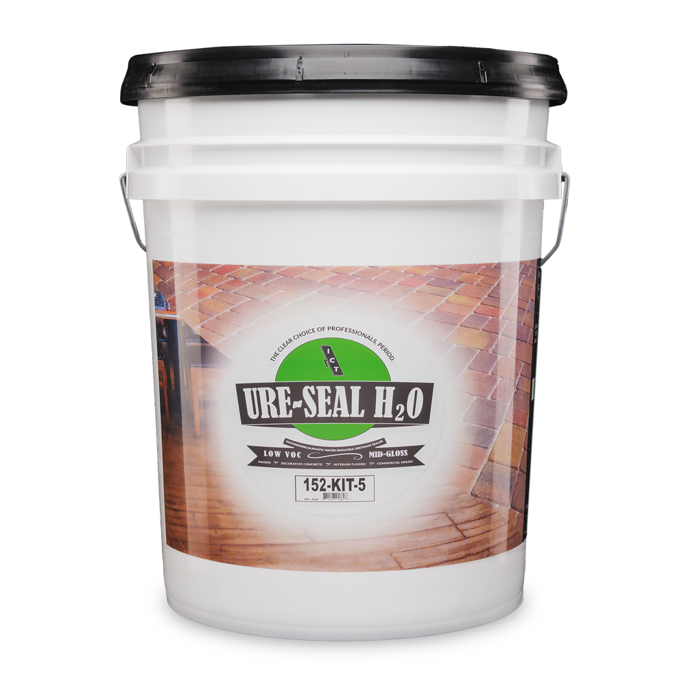 ICT Ure-Seal H2O Mid-Gloss 152-KIT-5, 5-gallon two-part kit.